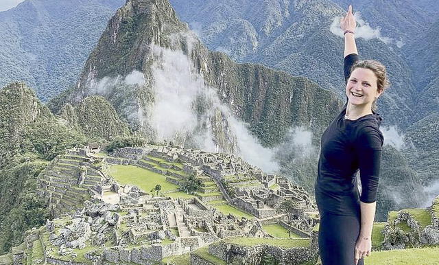 en vida. Turista belga Natacha recorría el Perú cuando se perdió en el cañon del Colca .