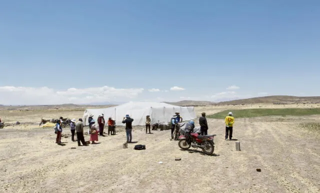 Espera. Agricultores de Puno evalúan las salidas a tomar ante la escasez de lluvias que se registran en la zona. Foto: Juan Cisneros/ La República