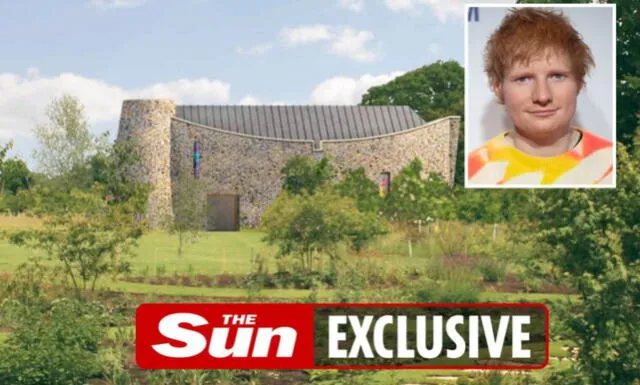 Ed Sheeran quiere construir una cripta funeraria en su casa de Suffolk. Foto: difusión