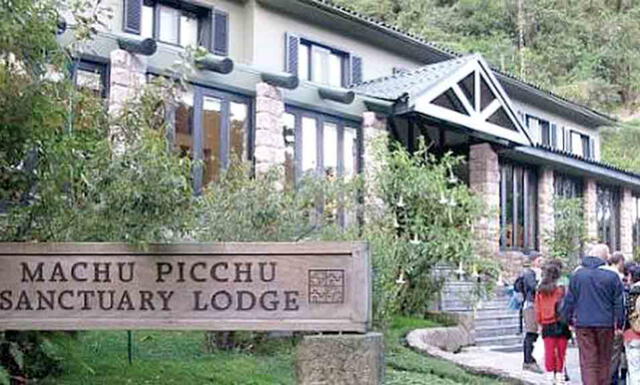 sanctuary lodge. Este hotel está ubicado en la misma ciudadela inca de Machupicchu.