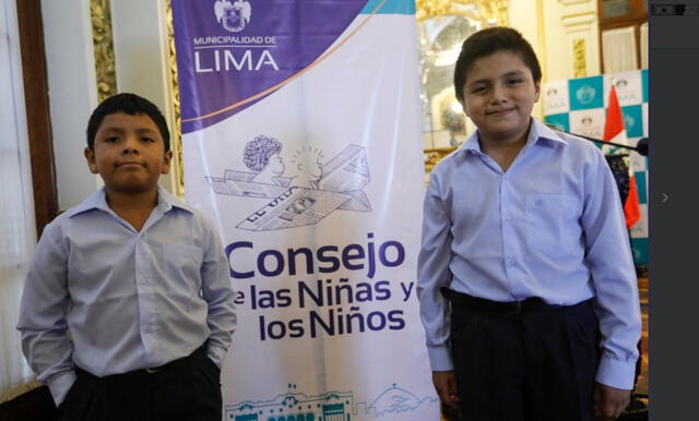 Municipalidad de Lima crea Consejo de Niñas y Niños con 22 menores de entre 7 y 10 años 
