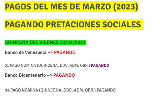 Pago quincena hoy | Pago de docentes Venezuela: recibe la primera quincena de abril 2023 | Pago quincena docentes Abril 2023 | Pago ministerio de educación | Cronograma de pago ministerio de educación | Venezuela | LRTMP