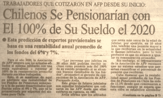  En Chile los aportes de los empleadores a las pensiones se incrementarán gradualmente hasta un 7% del salario   