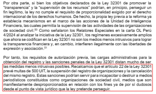 Argumentos de las ONG sobre ley APCI Argumentos de las ONG sobre ley APCI