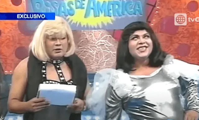 Andrés Hurtado apareció por primera vez en televisión en "Risas y salsa". Foto: captura América TV.