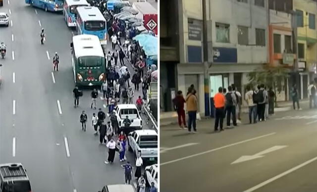 Un sector de transportistas decidió no salir a trabajar acatando el paro. Foto: Composición LR   