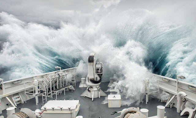 Las olas del Paso de Drake demuestra lo difícil que es cruzar esta masa de agua. Foto: Daily Galaxy Las olas del Paso de Drake demuestra lo difícil que es cruzar esta masa de agua. Foto: Daily Galaxy