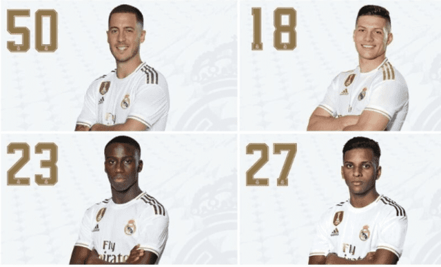 Real Madrid Eden Hazard número