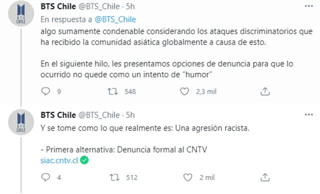 bts, mi barrio, racista