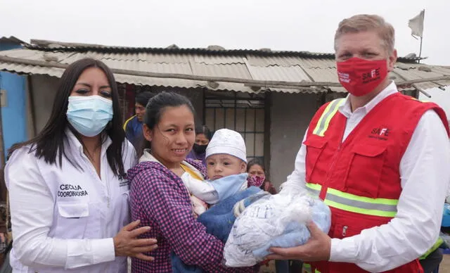 Se suman a campaña contra el friaje en Alto Trujillo. Foto Safe