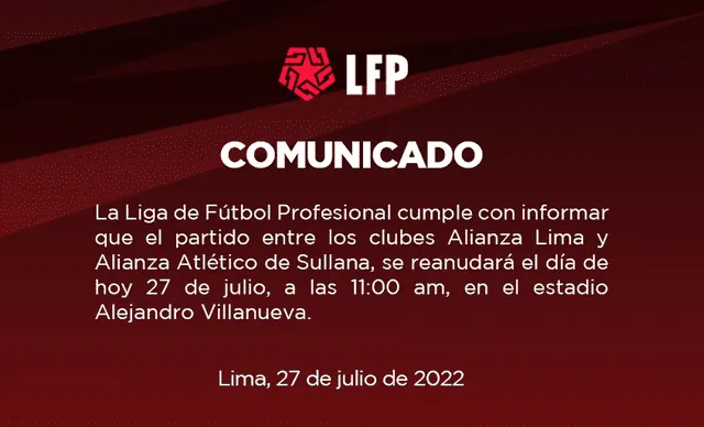 Alianza Lima vs Alianza Atlético por la Liga 1 2022