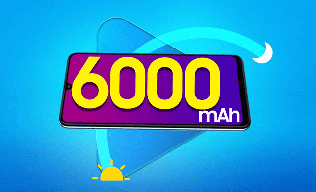 Gran batería de 6.000 mAh. Foto: Samsung