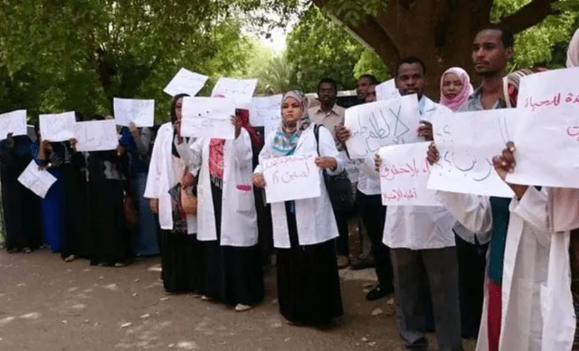 Protestas en Sudán. Foto: captura Facebook