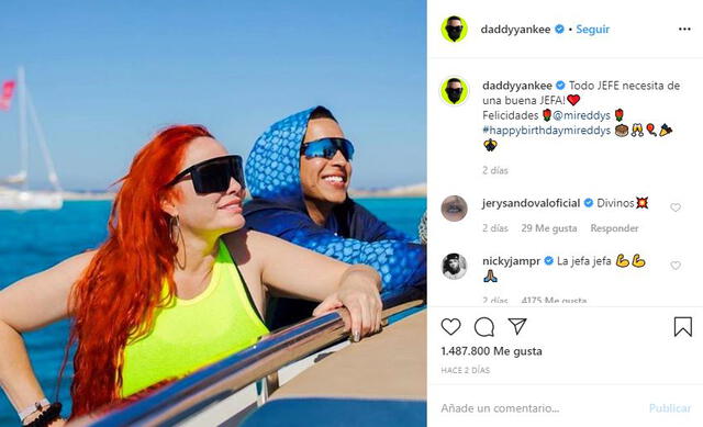 Daddy Yankee y su esposa Mireddys González