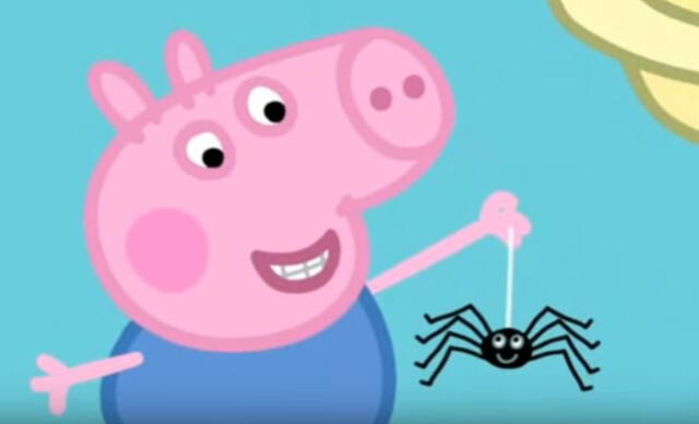 Mister Skinnylegs es el nombre con el que bautizaron a la araña de Peppa Pig. Foto: Discovery Kids