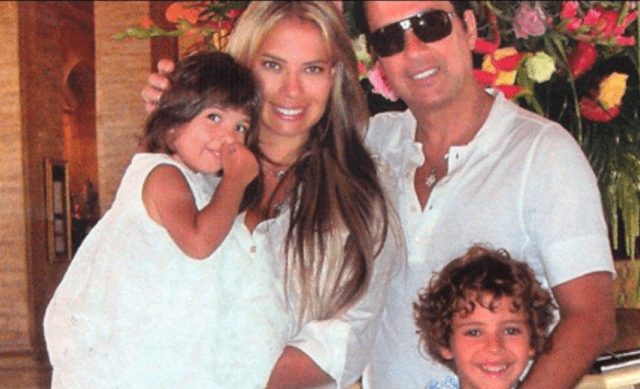 Laura Huarcayo y su familia