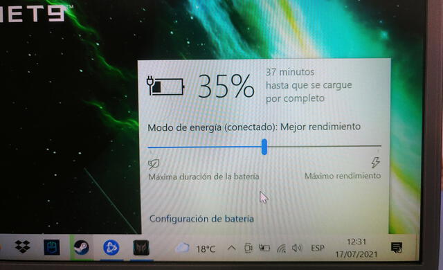 Batería de la Predator Triton 300 SE