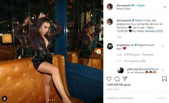 Danna Paola en Instagram