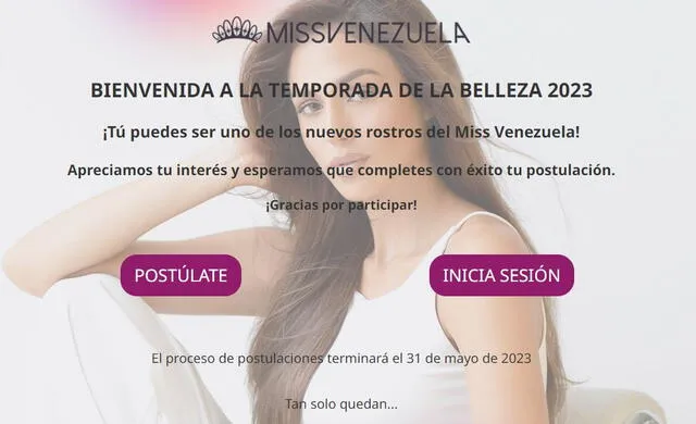 Miss Venezuela 2023 inscripciones: cómo postular y qué requisitos necesito para participar en el certamen | nuevas normas del Miss Venezuela | candidatas | Venezuela | LRTMP