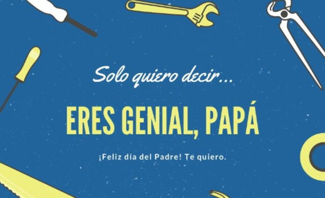 Las mejores dedicatorias y saludos para papá. Foto: Canva   