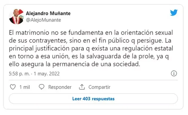 Polémicas de Alejandro Muñante