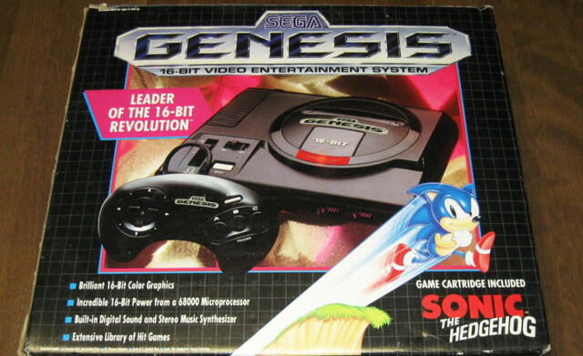 Bundle de la Sega Genesis con el primer juego de Sonic incluido. Foto: Console Variations