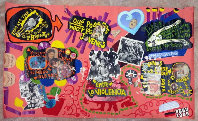  Collage de época realizado por Hebert Rodríguez. Foto: Archivo Herbert Rodríguez   