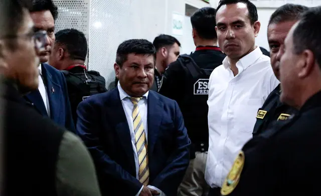  José Jerí e Iván Paredes en operativo simultáneo desde el penal Ancón I. Foto: INPE.   