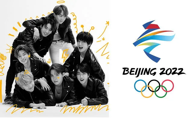 BTS en Beijing 2022. Foto: GQ y Olympics