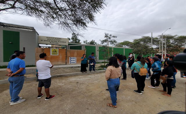 Padres de familia piden que estudiantes retornen a clases presenciales. Foto: Almendra Ruesta.