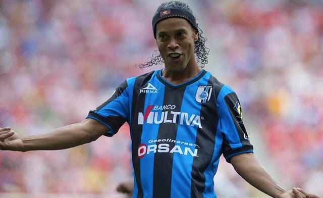 Ronaldinho fue campeón del mundo con Brasil en el 2022. Foto: AFP