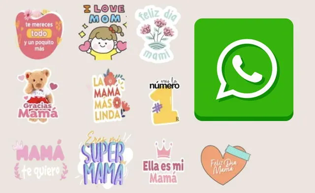 Día de la Madre: descarga los mejores stickers de WhatsApp para enviar en esta fecha especial