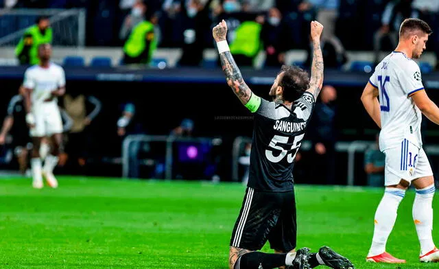 Gustavo Dulanto fue titular en el triunfo del Sheriff ante Real Madrid por la fecha 2 del grupo D de la Champions Legue. Foto: difusión twitter