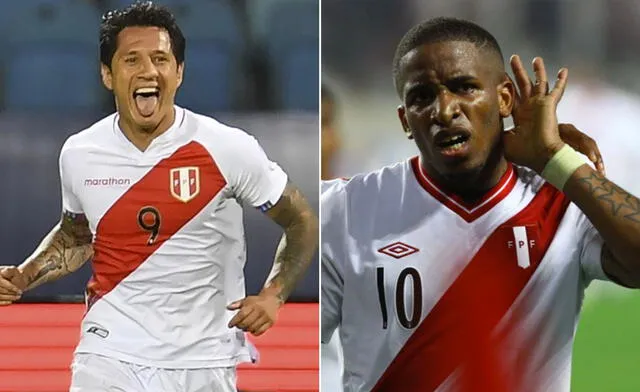 Gianluca Lapadula todavía no ha marcado con la selección peruana en las Eliminatorias Qatar 2022. Foto: composición GLR