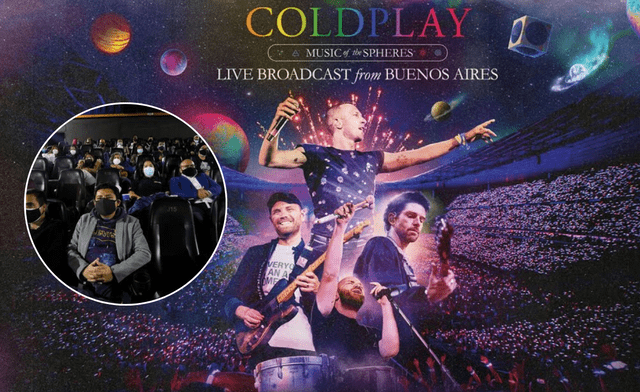 Concierto de Coldplay en cines