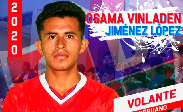 Osama Vinladen es el nombre del futbolista de Unión Comercio.