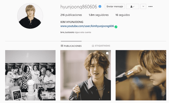 Kim Hyun Joong, Instagram