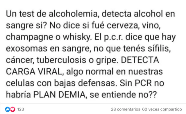 Imagen difundida en grupos públicos, páginas y perfiles de usuarios de Facebook. Fuente: Captura LR, Facebook.