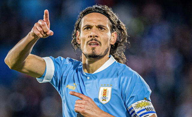 Edinson Cavani lleva 58 goles con la selección uruguaya. Foto: Twitter/selección uruguaya