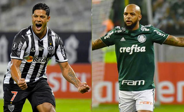 Atlético Mineiro vs. Palmeiras EN VIVO vía ESPN y Star+ por la semifinal de vuelta de la Copa Libertadores. Fotos: AFP