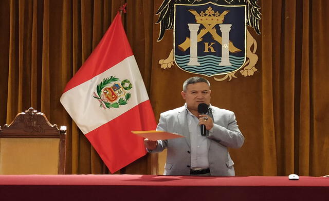 Alcalde respalda protestas realizadas en La Libertad. Foto: Sergio Verde.
