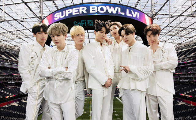 BTS estará presente en la edición 56 del Super Bowl 2022. Foto: composición LR/Hybe/agencia