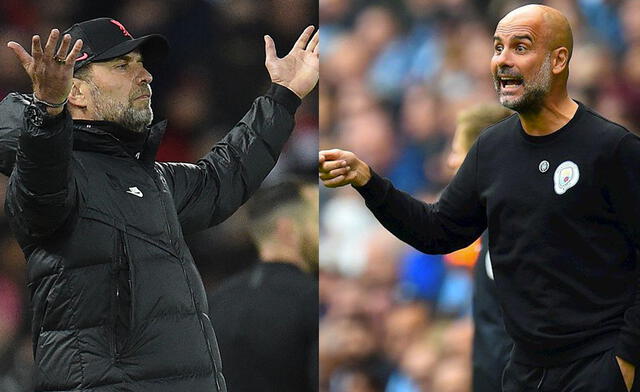 Manchester City y Liverpool se ubican en los primeros lugares de la Premier League. Fotos: AFP/EFE