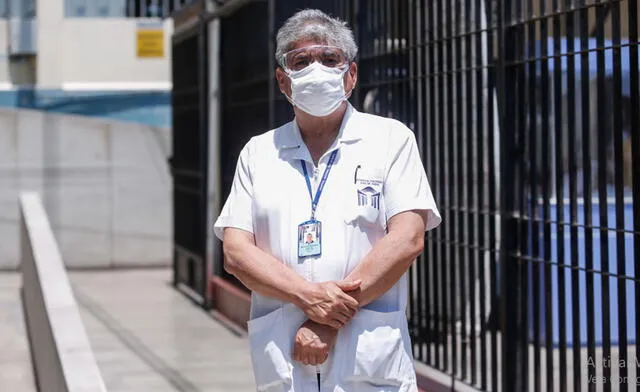 José Bolarte Espinoza, jefe de epidemiología del Hospital Nacional Dos de Mayo. Foto: Antonio Melgarejo - La República