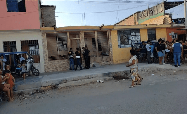 Policia investiga balacera que dejó a dos personas graves en Sullana. Foto: La República.