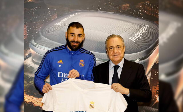 Karim Benzema llegó al Real Madrid procedente del Lyon. Foto: Twitter Real Madrid