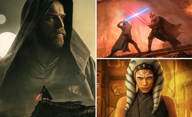 Obi Wan Kenobi, Darth Vader, Ahsoka Tano, serie, Disney