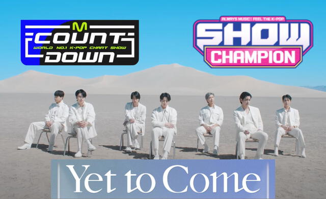 BTS Yet to come votar en M Countdown Show Champion ARMY