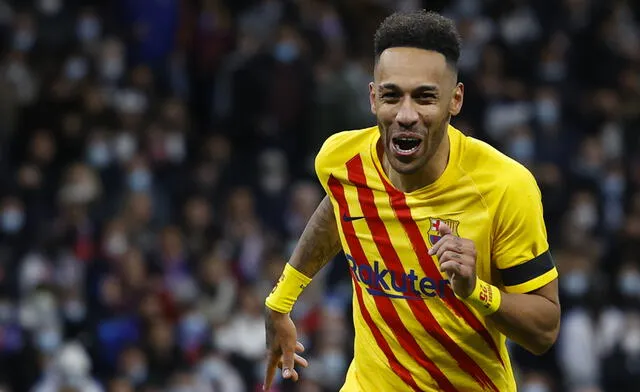 Aubameyang fue la figura del clásico español. Foto: LaLiga