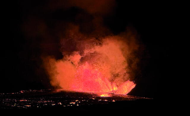 Kilauea is being active since December 2024, and their activity is being monitored by the Hawaiian Volcano Observatory since then. Photo: AFP News. Kilauea is being active since December 2024, and their activity is being monitored by the Hawaiian Volcano Observatory since then. Photo: AFP News.